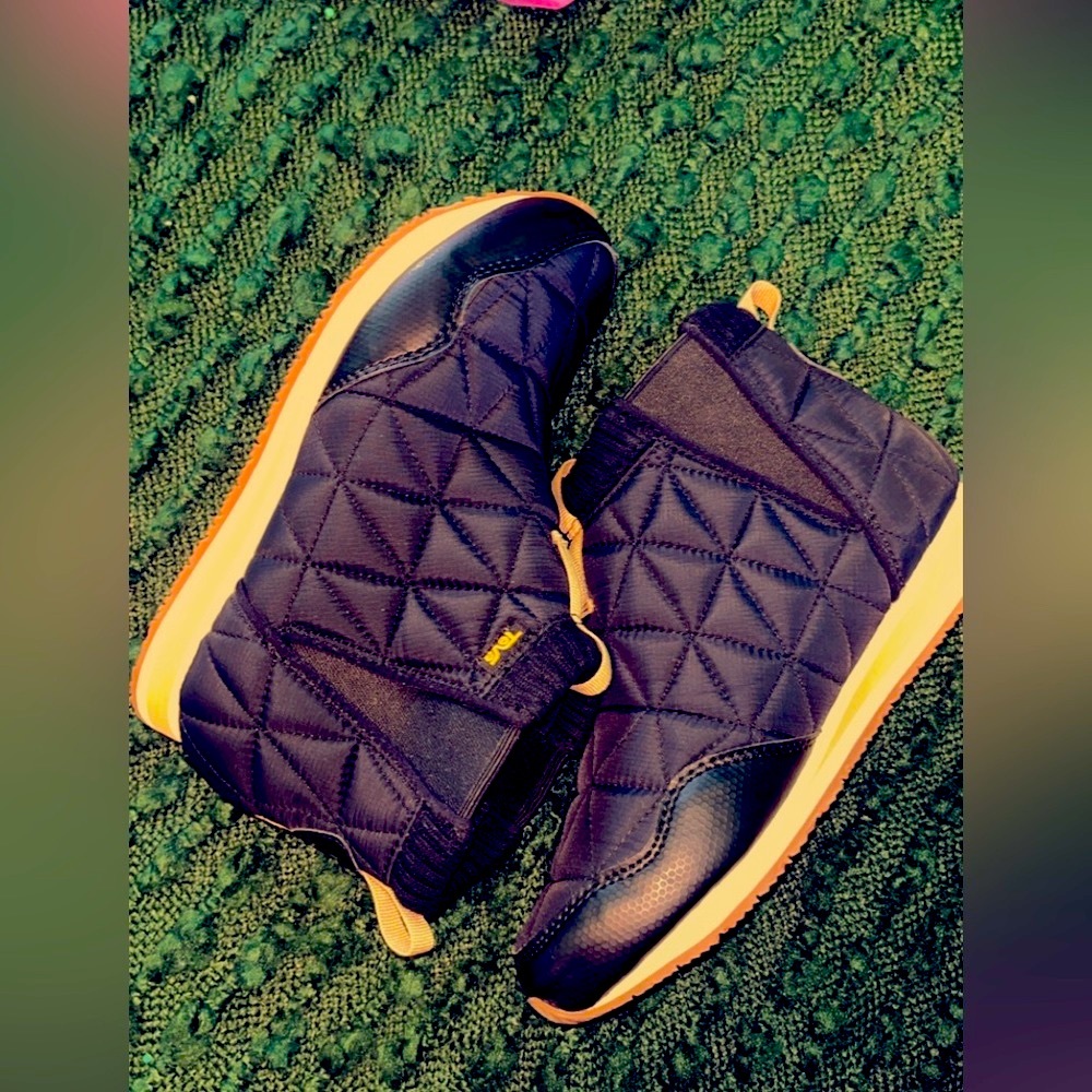Black Teva Booties